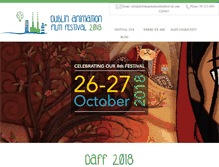 Tablet Screenshot of dublinanimationfilmfestival.com